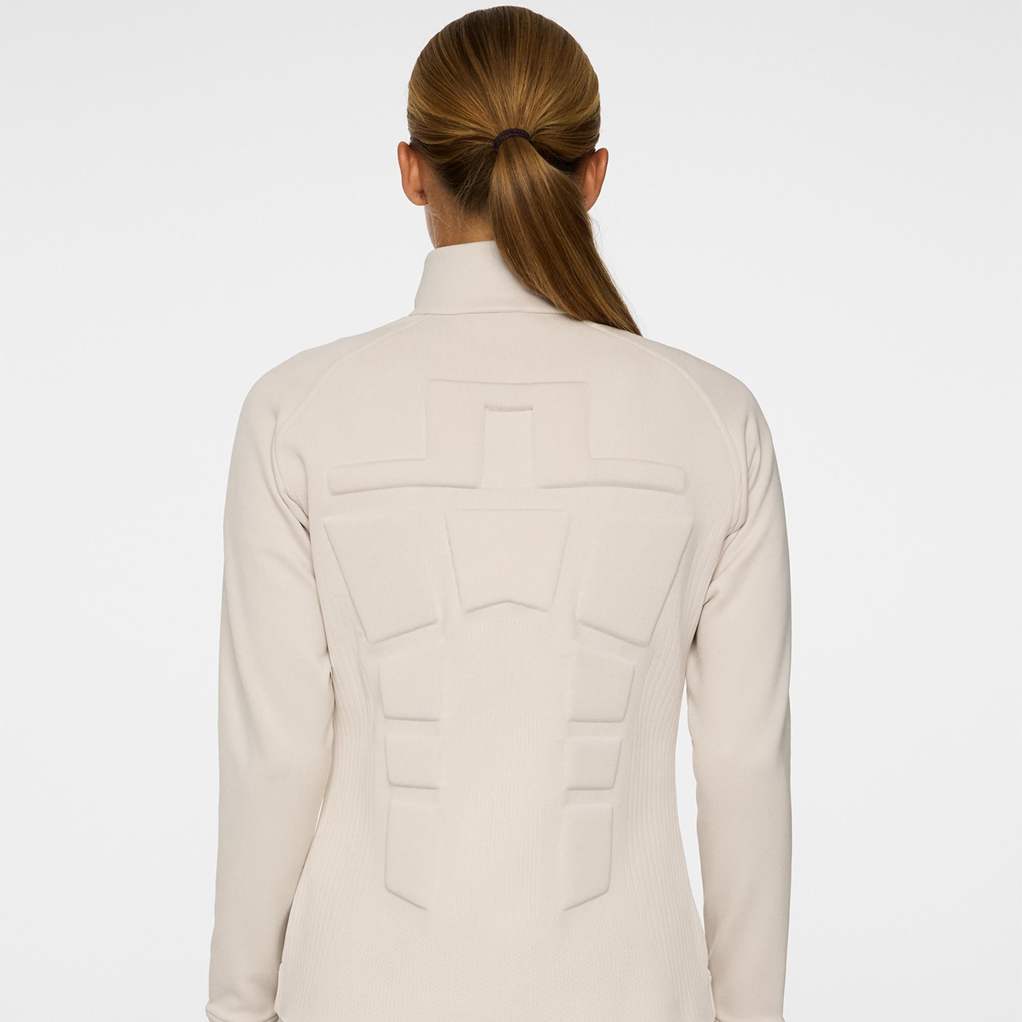 J Lindeberg Solarcore Ladies Golf Mid Layer Moonbeam